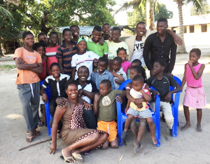 Abel and his wife Amina - front left